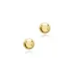 Minimalist Ball Plain Silver Stud Earrings
