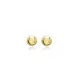 Minimalist Ball Plain Silver Stud Earrings