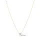 Round White Stone Design Charm Necklace NECK-1511