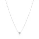Round White Stone Design Charm Necklace NECK-1511