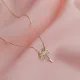 Plain Palm Tree Design 925 Charm Necklace
