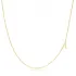 Plain Alphabet A Letter 30 Forse Chain Wholesale Silver Necklace - 1.40 g