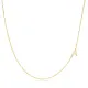 Plain Alphabet A Letter 30 Forse Chain Wholesale Silver Necklace - 1.40 g