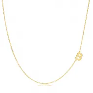 Plain Alphabet A Letter 30 Forse Chain Wholesale Silver Necklace - 1.40 g