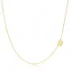 Plain Alphabet A Letter 30 Forse Chain Wholesale Silver Necklace - 1.40 g
