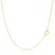 Plain Alphabet A Letter 30 Forse Chain Wholesale Silver Necklace - 1.40 g