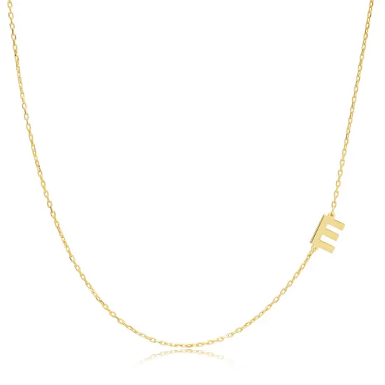 Plain Alphabet A Letter 30 Forse Chain Wholesale Silver Necklace - 1.40 g