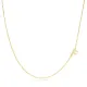 Plain Alphabet A Letter 30 Forse Chain Wholesale Silver Necklace - 1.40 g