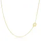 Plain Alphabet A Letter 30 Forse Chain Wholesale Silver Necklace - 1.40 g