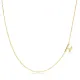Plain Alphabet A Letter 30 Forse Chain Wholesale Silver Necklace - 1.40 g