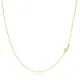 Plain Alphabet A Letter 30 Forse Chain Wholesale Silver Necklace - 1.40 g