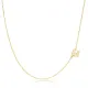 Plain Alphabet A Letter 30 Forse Chain Wholesale Silver Necklace - 1.40 g