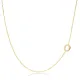 Plain Alphabet A Letter 30 Forse Chain Wholesale Silver Necklace - 1.40 g