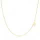 Plain Alphabet A Letter 30 Forse Chain Wholesale Silver Necklace - 1.40 g
