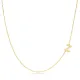 Plain Alphabet A Letter 30 Forse Chain Wholesale Silver Necklace - 1.40 g