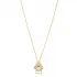 Bee Design Cute Pearl Charm Necklace 925 Silver Jewelry