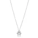Bee Design Cute Pearl Charm Necklace 925 Silver Jewelry