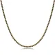 Black Zircon Stone Design Tennis Necklace Handmade Turkish 925 Sterling Silver Jewelry