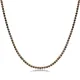 Black Zircon Stone Design Tennis Necklace Handmade Turkish 925 Sterling Silver Jewelry