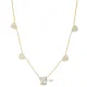 Elegant Heart Design Zircon Stone Shaker Necklace Turkish Handcrafted Wholesale 925 Sterling Silver Jewelry