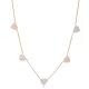 Elegant Heart Design Zircon Stone Shaker Necklace Turkish Handcrafted Wholesale 925 Sterling Silver Jewelry