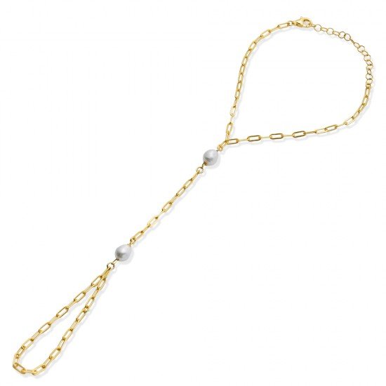 Pearl Design Wholesale Silver Slave Bracelet BRA-4413