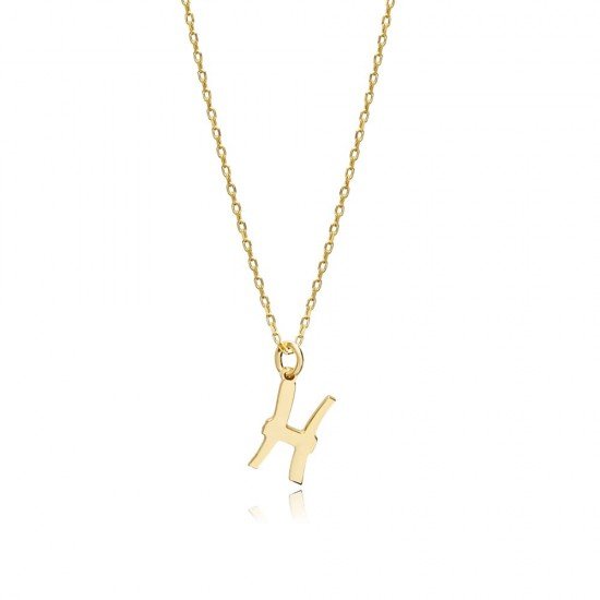 Pisces Zodiac Sign Plain Silver Charm Necklace NECK-1229