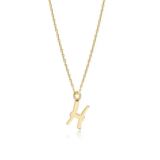 Pisces Zodiac Sign Plain Silver Charm Necklace NECK-1229