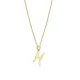 Pisces Zodiac Sign Plain Silver Charm Necklace NECK-1229