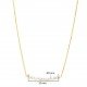 Multiple Minimalist Natural Pearls 925 Silver Jewelry Necklace NECK-334