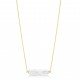 Natural Chic Pearl 925 Silver Jewelry Necklace Pendant NECK-335