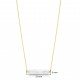 Natural Chic Pearl 925 Silver Jewelry Necklace Pendant NECK-335