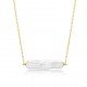 Natural Chic Pearl 925 Silver Jewelry Necklace Pendant NECK-335