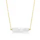 Natural Chic Pearl 925 Silver Jewelry Necklace Pendant NECK-335