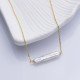 Natural Chic Pearl 925 Silver Jewelry Necklace Pendant NECK-335