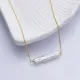 Natural Chic Pearl 925 Silver Jewelry Necklace Pendant NECK-335