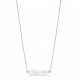 Natural Chic Pearl 925 Silver Jewelry Necklace Pendant NECK-335