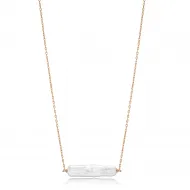 Natural Chic Pearl 925 Silver Jewelry Necklace Pendant NECK-335