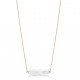 Natural Chic Pearl 925 Silver Jewelry Necklace Pendant NECK-335