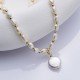 Elegant Natural Pearl 925 Wholesale Silver Jewelry Necklace NECK-336