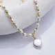 Elegant Natural Pearl 925 Wholesale Silver Jewelry Necklace NECK-336