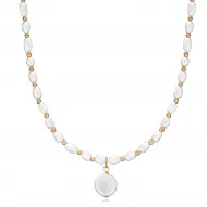 Elegant Natural Pearl 925 Wholesale Silver Jewelry Necklace NECK-336