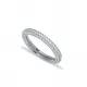 Pave Zirconia Stone Band Ring Wholesale Handcrafted 925 Silver Jewelry RNG-5164