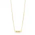 Mama Plain Tag Charm 925 Sterling Silver Necklace