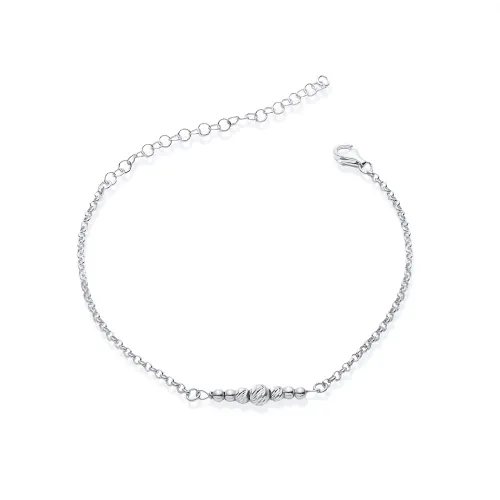 Ball Tiny Design Silver Charm Silver Bracelet