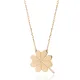 Clover Origami Plain 925 Charm Necklace Clover Origami Plain 925 Charm Necklace