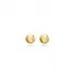 Minimalist Ball Plain Silver Stud Earrings