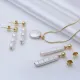 Natural Pearl Design 925 Long Earrings Natural Pearl Design 925 Long Earrings