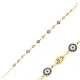 Evil Eye Design Elegant Silver Charm Bracelet Evil Eye Design Elegant Silver Charm Bracelet