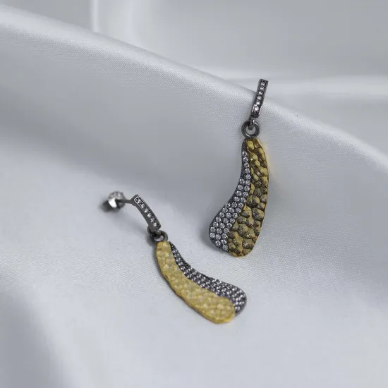 Modern Vintage Turkish 925 Silver Earrings Modern Vintage Turkish 925 Silver Earrings